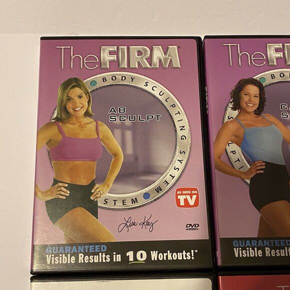 The Firm DVDs Lot Of 4 Ab Sculpt, Cardio Sculpt, Max Cardio Burn, Ball - Picture 3 of 11